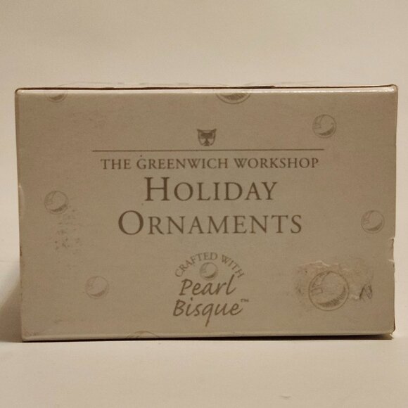 James Christensen OLDE WORLD SANTA CHRISTMAS ORNAMENT Pearl Bisque NIB - Picture 4 of 8